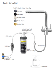 Load image into Gallery viewer, Puretec Z1 Traipla Elite-20 3-Way Mixer Tap & Filter Kit