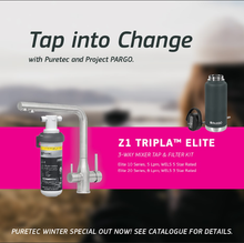 Load image into Gallery viewer, Puretec Z1 Traipla Elite-20 3-Way Mixer Tap & Filter Kit