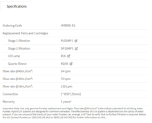 Load image into Gallery viewer, Puretec Hybrid-R1 Dual rainwater filter system with UV