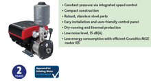 Load image into Gallery viewer, Grundfos CME 3.62 Booster Variable Speed Pump 1.1kw