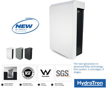 Load image into Gallery viewer, HydroTron Triple Whole House Filter System Off White