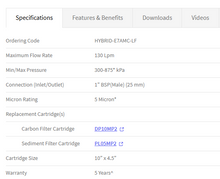 Load image into Gallery viewer, Puretec Hybrid E7 AMC UV Water Filtration System Reversable With Cover