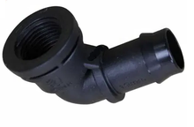 Load image into Gallery viewer, Low Density Poly Threaded Elbow