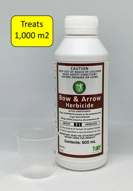 Bow & Arrow Herbicide 500mL bottle – Broadleaf weed killer for lawns in Australia