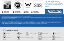 Load image into Gallery viewer, HydroTron Triple Whole House Filter System Off White No Cover
