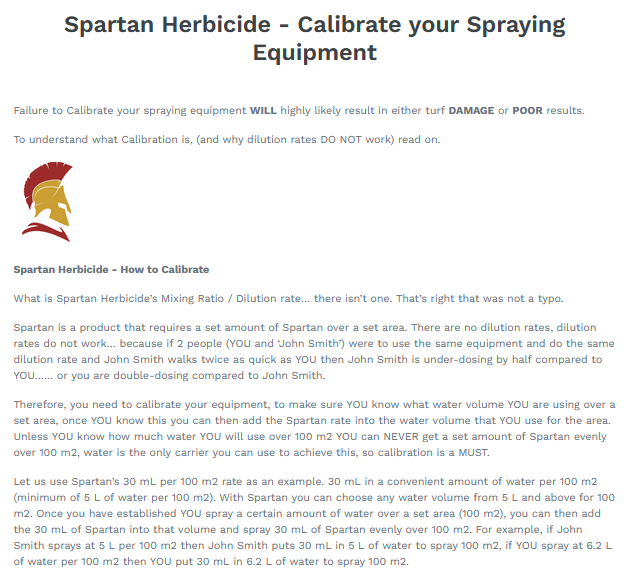 spartan herbicide application rate Spartan Herbicide 500ml – Pre-Emergent Turf Weed Control