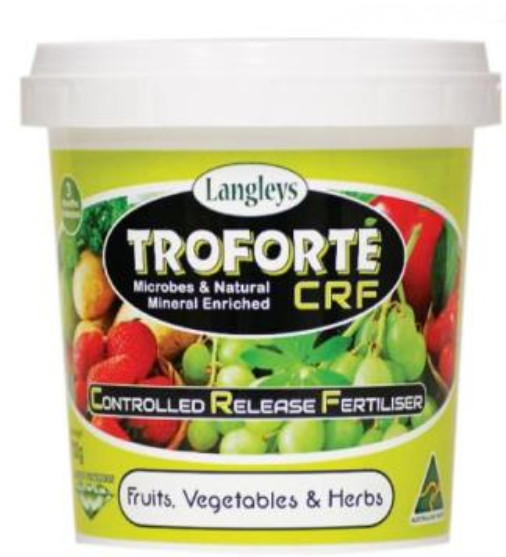 Troforte CRF Fruits, Vegetables & Herbs 700g Pick Up Only
