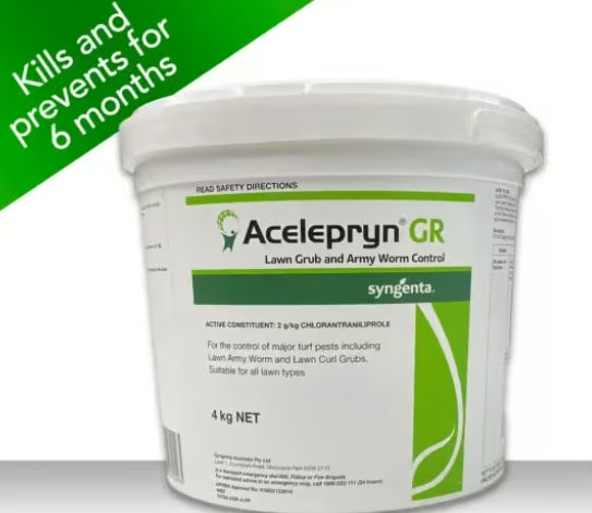 Bag of Acelepryn insecticide used for lawn grub and armyworm control