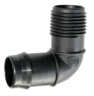 Low Density Poly Threaded Elbow – Baldivis Water