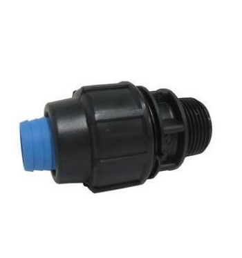 Rural Poly Male End Connector