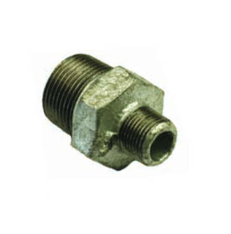 Galvanised Reducing Nipple
