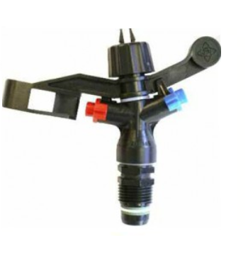VYR -1610 Dual Nozzle 2.8mm x 3.0mm 15mm Plastic Impact Sprinkler Full Circle