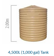 WESTCOASTPOLY RURAL WATER STORAGE TANKS -MADE TO ORDER