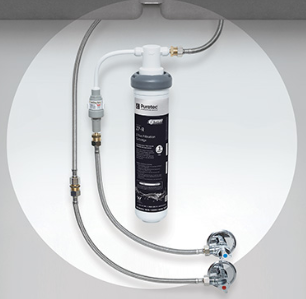 PureMix Z7 High Flow Linline Undersink Harsh Water Filter System